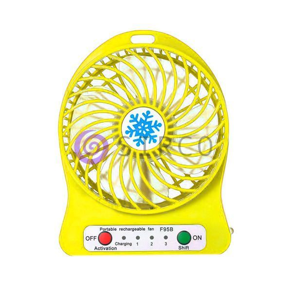 Мини-вентилятор Portable Fan Mini Желтый 01k07p015v7 фото