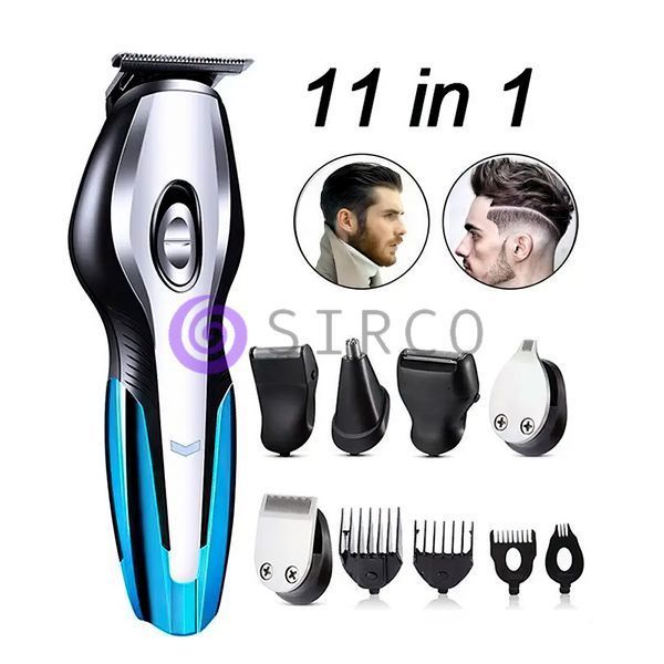 Професійна машинка для стрижки Gemei GM562 11в1 з насадками/211 08k02p062 фото