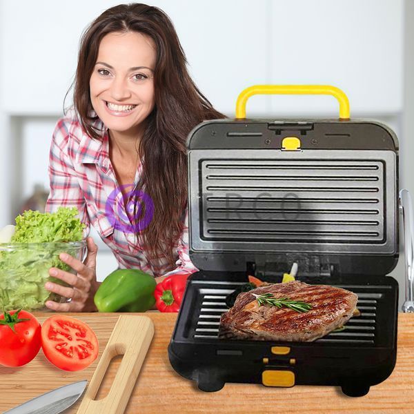 Гриль с антипригарным покрытием для кухни 750 W (сэндвичница) 3 в 1 LV-883 10k08p015 фото
