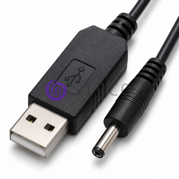 Набір кабелів живлення для роутера Wi-Fi від павербанку USB DC 9V 12V перехідник для модему PON ONU медіаконвертера 11k06p509v1 фото