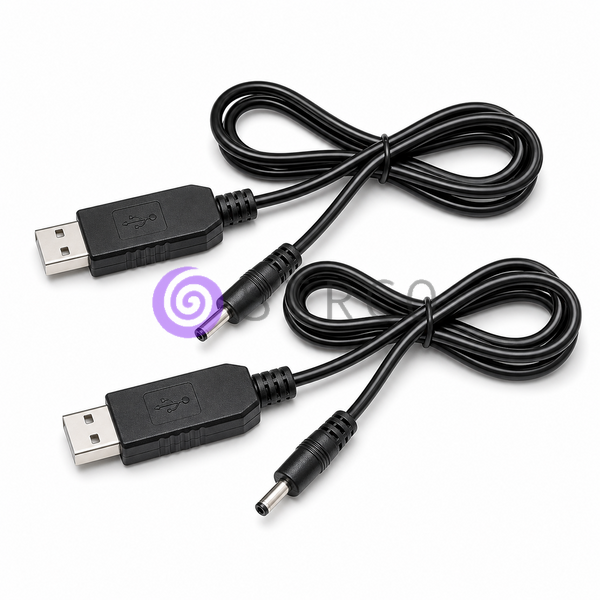 Набір кабелів живлення для роутера Wi-Fi від павербанку USB DC 9V 12V перехідник для модему PON ONU медіаконвертера 11k06p509v1 фото