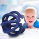 Дитячий силіконовий ортодонтичний прорізувач для зубів Babyono "Куля" Синій" (515/02) (SB) 03k17p345v1 фото 1
