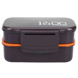 Microwave lunch box контейнер для їжі коричневий (F-90012) 10k10p203v1 фото