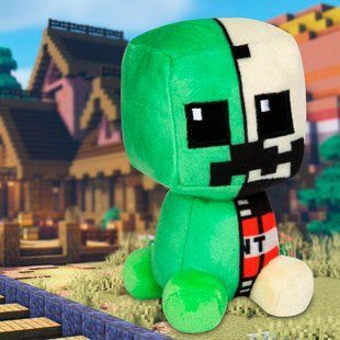 Плюшевая мягкая игрушка Крипер-зомби из игры Майнкрафт "Minecraft" (740) 03k01p026 фото