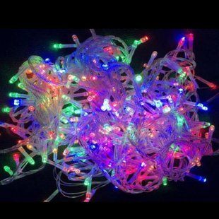 Новогодняя гирлянда нить прозрачный провод XMAS Мультик 300 LED (20 метров) 12k01p025v2 фото