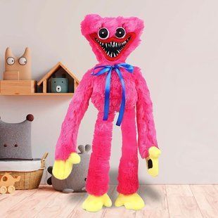 Мягкая плюшевая игрушка Хаги Ваги и Киси Мисси (Huggy Wuggy) Розовая (541) 03k01p068v2 фото