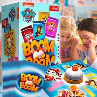 Детская настольная игра Trefl "Boom Boom: Paw Patrol / Бум Бум: Щенячий Патруль" (02006) (SB) 03k19p011 фото