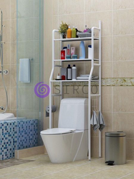 Напольная полка-стеллаж над унитазом Washing Rack Белая 01k04p002 фото