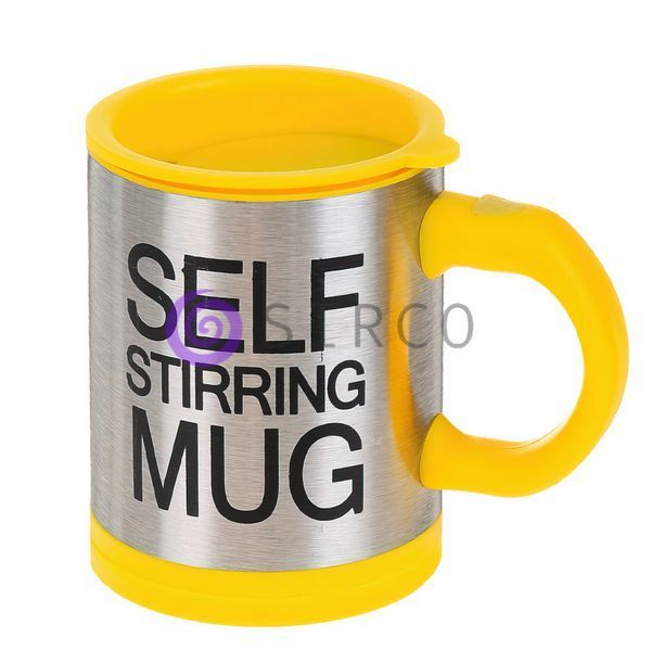 Кружка с авто перемешиванием Self Stirring Mug Желтая 10k09p121v4 фото