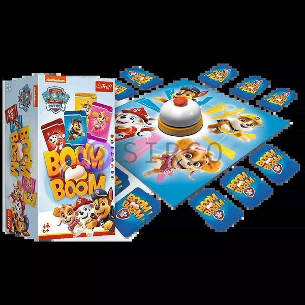 Дитяча настільна гра Trefl "Boom Boom: Paw Patrol / Бум Бум: Щенячий Патруль" (02006) (SB) 03k19p011 фото