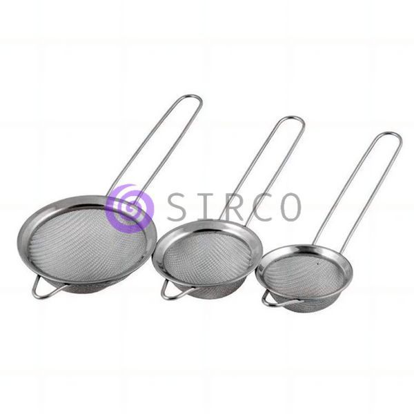 Набір Сито 3 розміри з нержавіючої сталі Strainer Set 3 pc 0222/(212) 10k03p033 фото