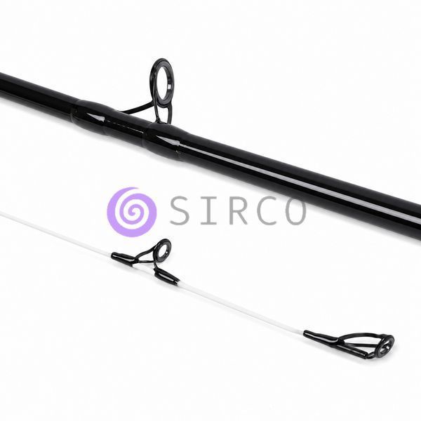 Вудилище MIFINE Aurora Surf 4.2 м 100-200 г /Штекерне карбонове з кільцями SIC чорне (988/10614-420) 02k04p569v1 фото