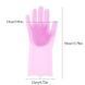 Силиконовые перчатки для уборки и мытья посуды Magic Silicone Gloves 01k02p057 фото 4