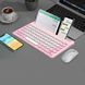 Игровая клавиатура с RGB-подсветкой и поставкой для телефона AOASMODE L M-1000 USB Розовая/VEN0327/626 11k07p017v2 фото 1