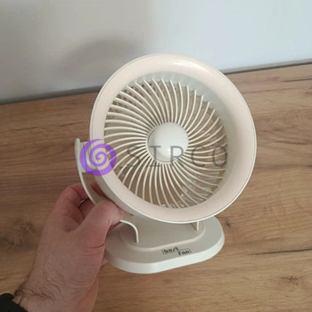 Настільний акумуляторний вентилятор Bestfan BT-003 USB 15 см, 3 швидкості, DC 5V 5W, регулювання нахилу 90&deg; кабель USB (X35) 01k07p202v3 фото