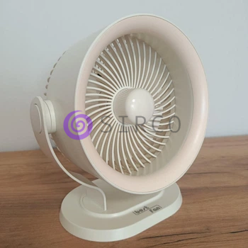 Настільний акумуляторний вентилятор Bestfan BT-003 USB 15 см, 3 швидкості, DC 5V 5W, регулювання нахилу 90&deg; кабель USB (X35) 01k07p202v3 фото