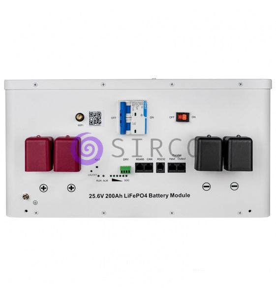 Акумуляторна настінна батарея MUST LP16-24320 25.6 V 200 Ah 7.5KW LiFePO4 (ISML) 11k12p321 фото