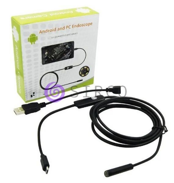 Камера Ендоскоп Android and PC Endoscope, гнучка USB-камера 3 м 11k02p145v1 фото