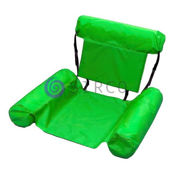Надувной складной матрас Inflatable Floating Bed, надувное кресло, зеленый 02k01p059v3 фото
