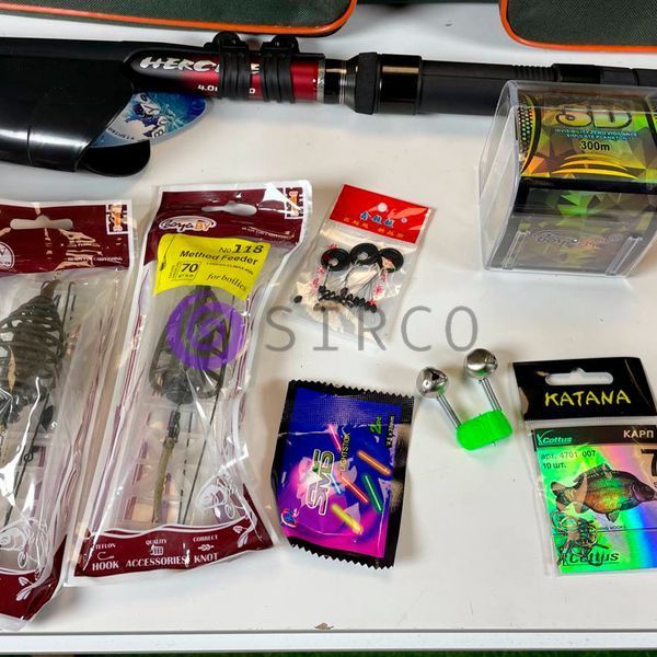 Набор для рыбалки (удилище+катушка+чехол+снасти и т.д.) Karp Hercules 16в1 (4,25 м) №7 00k05p007v4 фото