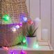 Гирлянда "Нить" 3 м с насадками "Шарики", IP20, прозрачная нить, 20 LED, свечение мульти, фиксинг, 3 х AA 12k01p029 фото 1