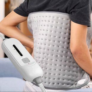 Масажна накидка-обігрівач плед з функцією нагрівання Massaging Weighted Heating Pad (205) 06k01p005 фото