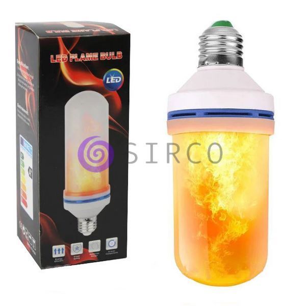 Лампа LED Flame Bulb с эффектом пламени огня, E27 01k09p193 фото