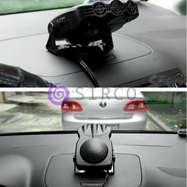 Портативный автомобильный обогреватель для лобового стекла 2в1 12V 150W SUNROZ Car Mini Heater  04k03p005 фото