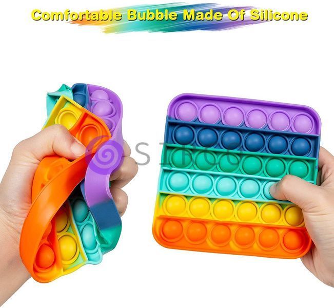 Игрушка Антистресс Push Bubble Fidget Квадрат (475) 03k05p133 фото
