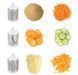 Ручна овочерізка мультислайсер SmartUS Kitchen Master Tabletop Drum Grater для овочів і фруктів, Червоний (509/11339) 10k13p008v2 фото 3