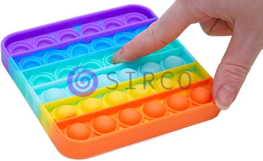 Игрушка Антистресс Push Bubble Fidget Квадрат (475) 03k05p133 фото