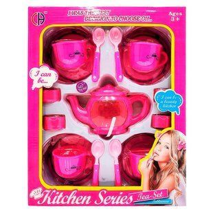 Детский игрушечный кухонный набор для чаепития Kitchen Series Tea-Set CH-01B-1 17 предметов (AHMD) 03k09p167v3 фото