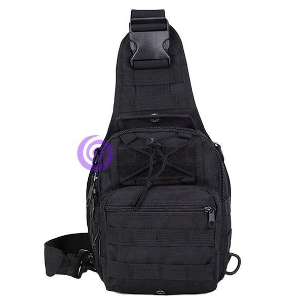 Тактична сумка Molle Tactical Sling Bag через плече нагрудна, 6л чорна (205) 08k01p010v1 фото