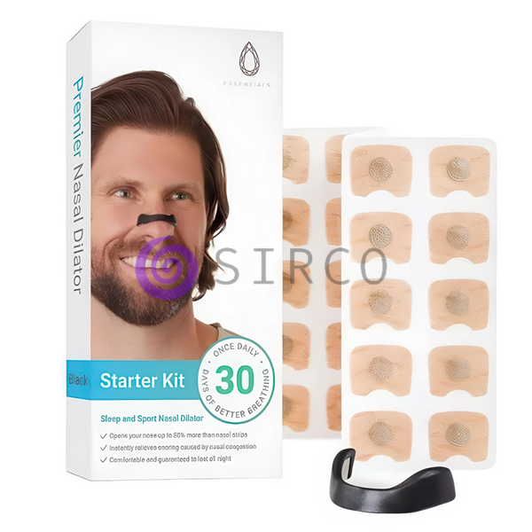 Магнитный расширитель носа Bodasan Nasal Dilator &mdash; носовая клипса против храпа Черный (X26) 06k05p099 фото
