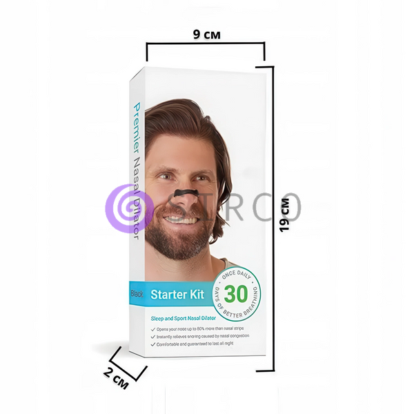 Магнитный расширитель носа Bodasan Nasal Dilator &mdash; носовая клипса против храпа Черный (X26) 06k05p099 фото