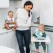 Дитячий водонепроникний бавовняний нагрудник на липучці Babyono "Я їм і я зростаю" 3м+ в асортименті (831) (SB) 03k17p334 фото 3