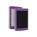 УМБ Power bank ViaKing 5000 mAh солнечная панель и LED-фонарь Сиреневый/H-1 11k12p004v5 фото 2