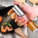 Кухонный стеклянный диспенсер-распылитель для жидкости, масла, уксуса, соусов Серебристый (В) 10k09p130 фото 1