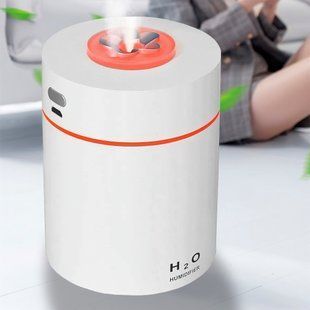 Портативный ультразвуковой увлажнитель воздуха Car Humidifier H2O 240 мл Белый 01k08p001 фото