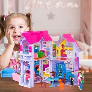 Раскладной большой кукольный домик для Барби &laquo;Country house&raquo; 03k09p080 фото