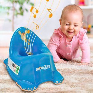 Горшок с нескользящим покрытием и музыкой "Монстрики" Tega Baby/PO-026-126/(SB) 03k20p038 фото