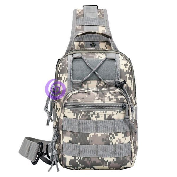 Тактична сумка Molle Tactical Sling Bag через плече нагрудна, 6л сiра (205) 08k01p010v3 фото