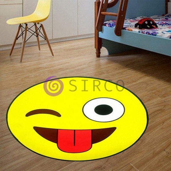 3D-килимок безворсовий для пляжу і вдома (Смайлик) 01k16p001 фото