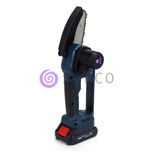 Аккумуляторная мини-пила Bosch UniversalChain 24 (24V, 4Аh, шина 10 см) защитная крышка, в кейсе 09k08p039 фото