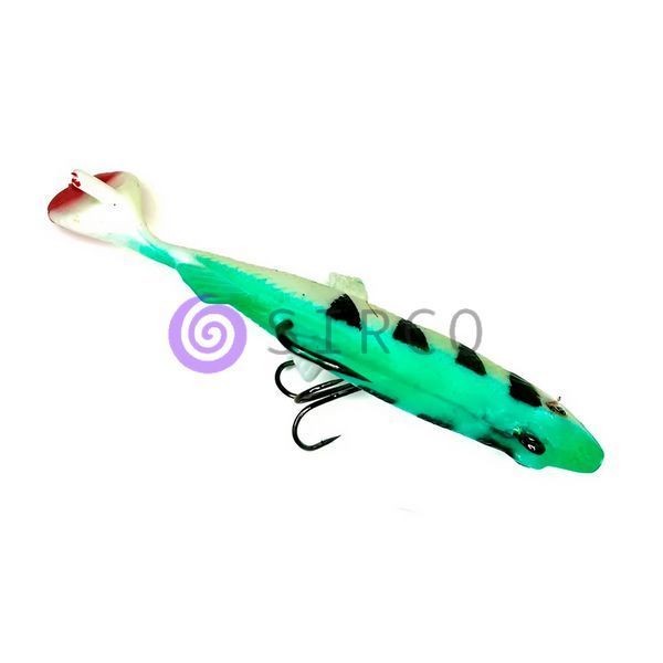Рыбацкая силиконовая многоразовая приманка для рыбы Jaixing Soft Lures 15.2g, 10см, 3шт, цвет 096 02k04p282v1 фото