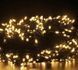 Новогодняя гирлянда черный провод XMAS нить Теплый белый 300 LED (20 метров) 12k01p012v3 фото 2