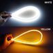 Ходовые LED огни подсветка в фару с бегущим поворотом 04k04p010 фото 4