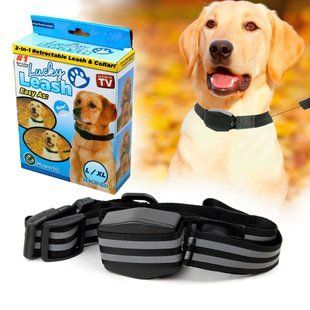 Поводок з нашийником регульований Lucky Leash 2 в 1/EL-519/237 05k05p025 фото