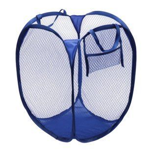 Корзина-сетка для игрушек, одежды Mesh 32*32*49см Синий (YAB) 03k16p161v2 фото