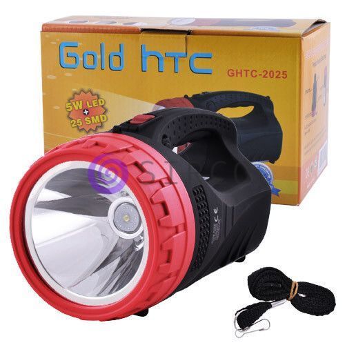 Аварійний акумуляторний світлодіодний LED ліхтарик Gold HTC GHTC-2025 02k11p016 фото